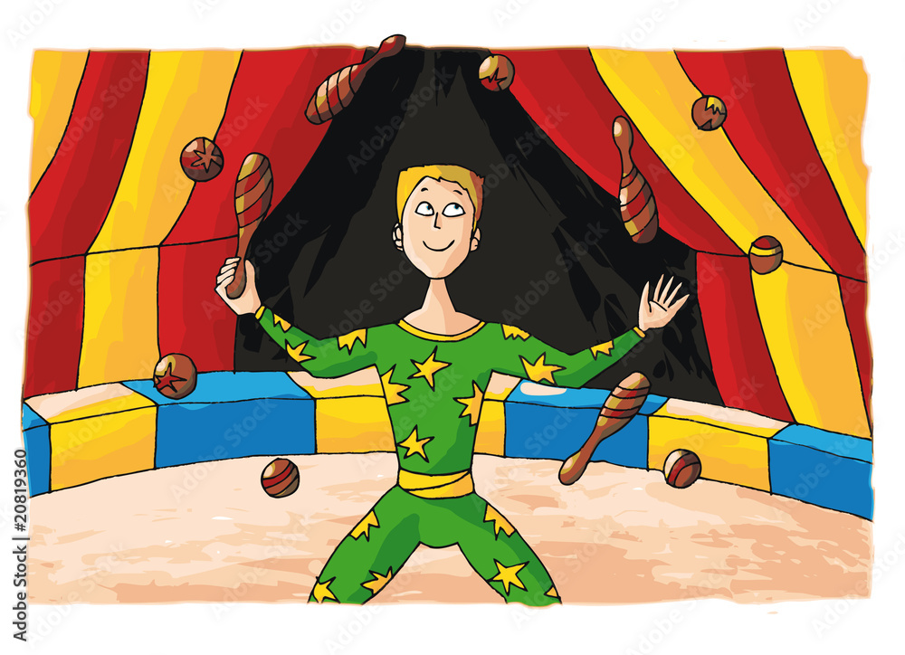 Obraz premium Le jongleur