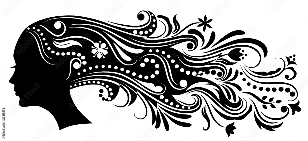 Abstract hair. Abstract hair.