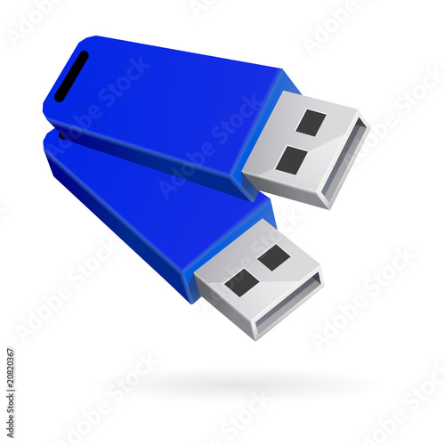 usb flash drives vector