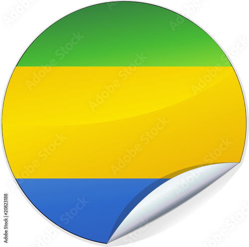 Sticker du Gabon (détouré)