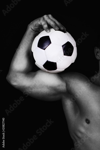 Male holding a ball © Fxquadro