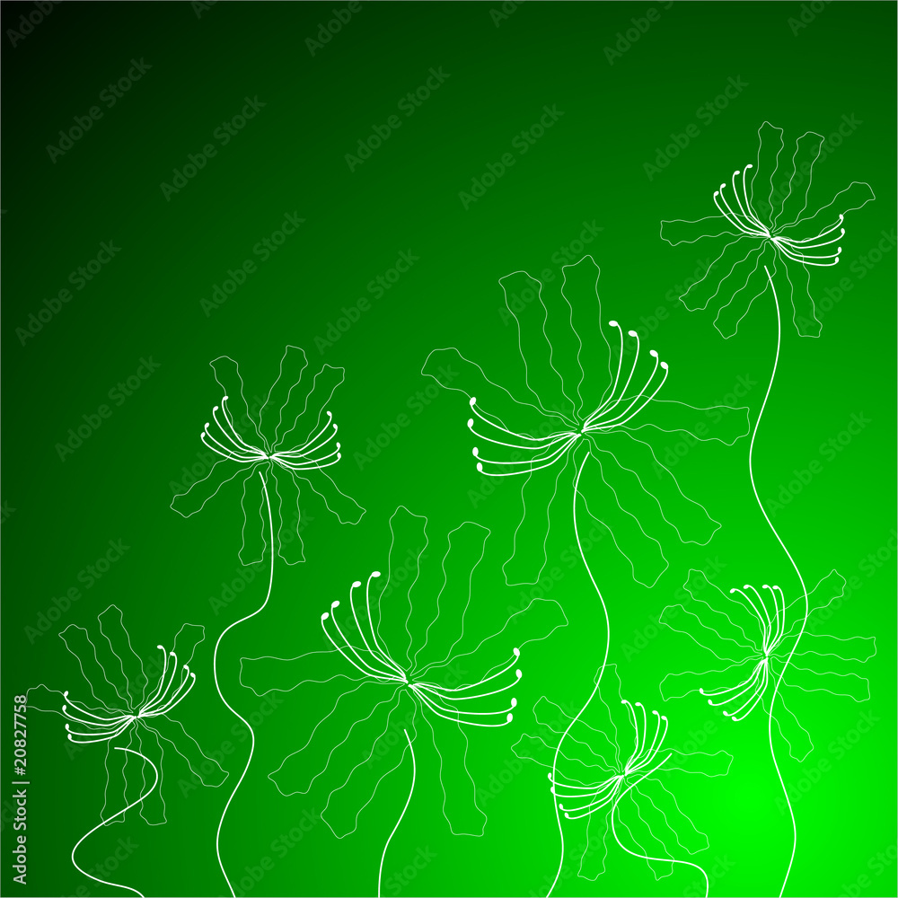 Naklejka premium floral background