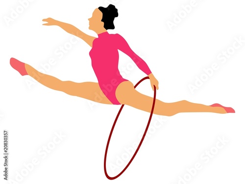 woman gymnast
