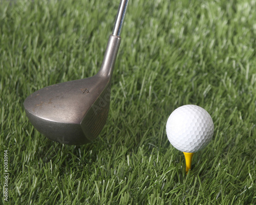 Fotografie Perfect tee shot