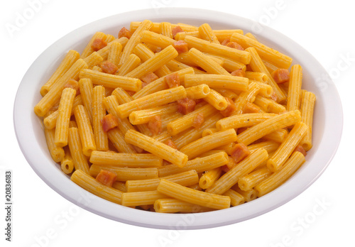 Maccheroni con pancetta