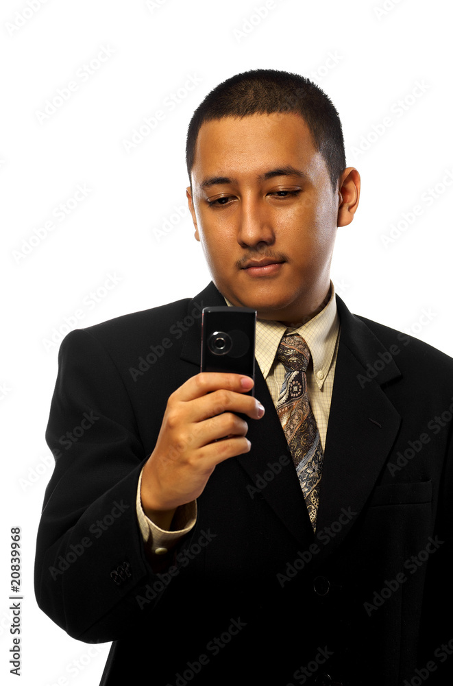 Businessman Have Phone Call Businessman Have Phone Call