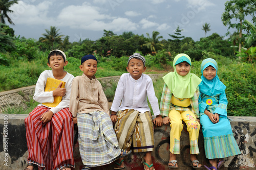 Group of Muslim Kids
