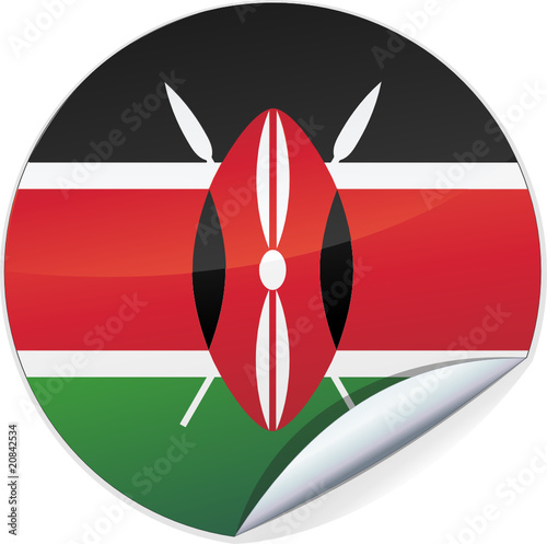 Sticker du Kenya (détouré)