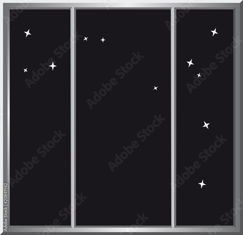 dark window