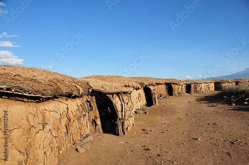Massai Dorf photo