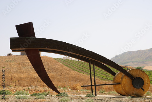 Plow in Sicily photo