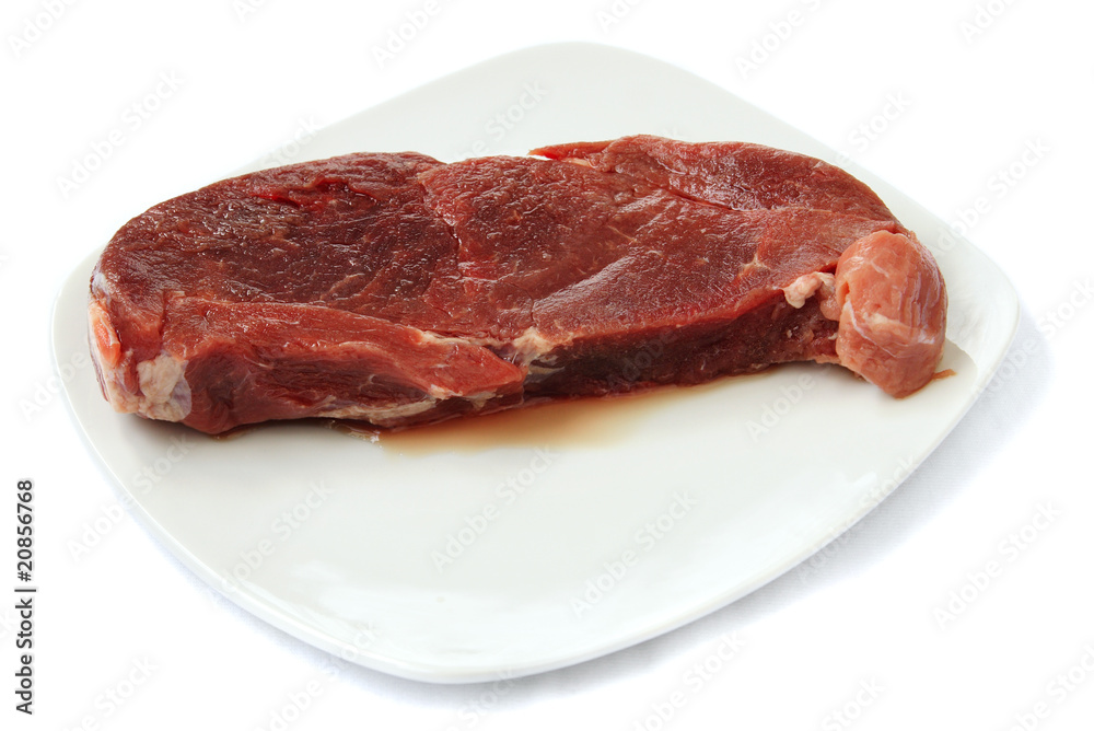 Slice of red meat