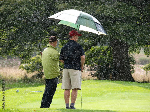 Golf in the Rain