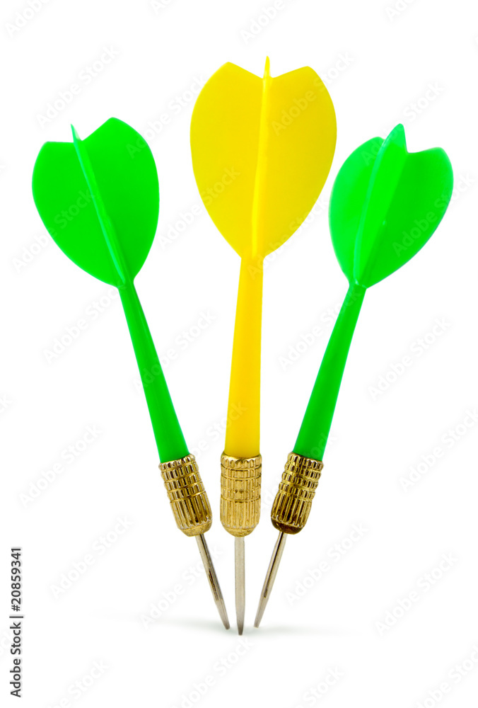 Dart isolated on white Dart isolated on white