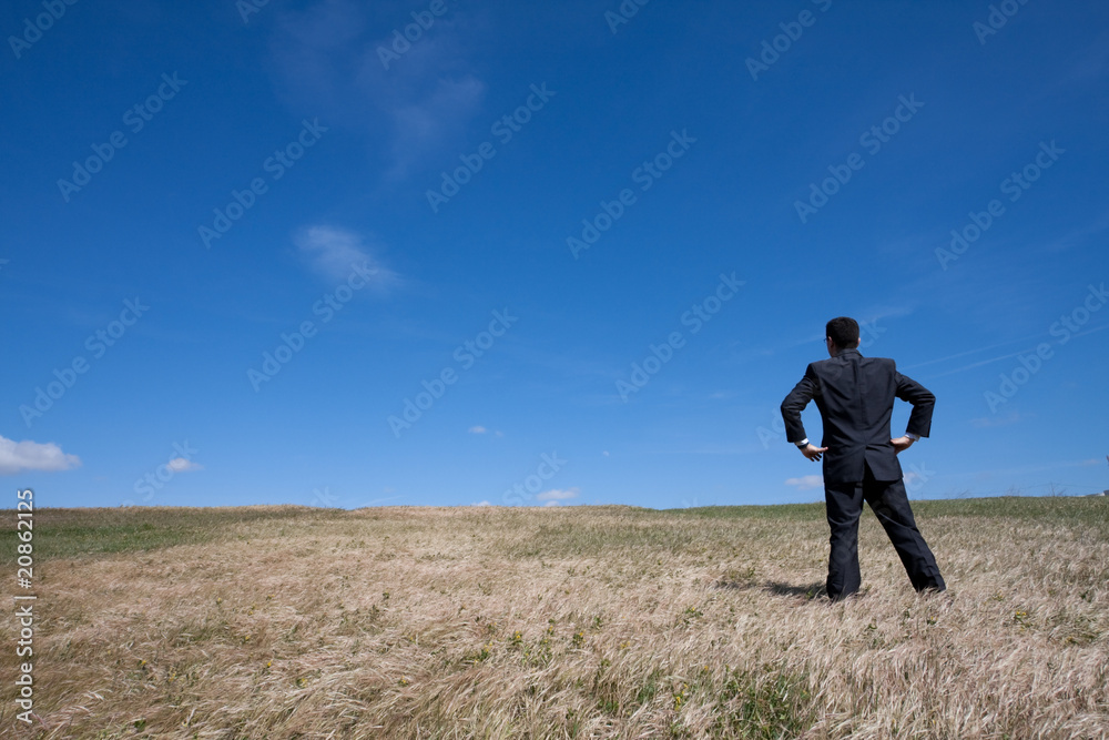 Alone at the field