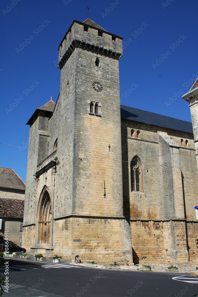 Fototapeta premium Eglise de Beaumont-en-Périgord