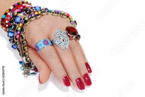 jewelery in hand