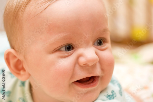 happy baby boy