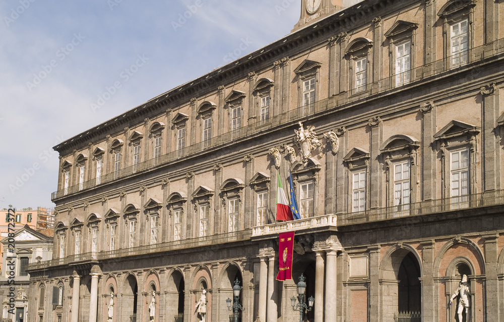 Fototapeta premium Palacio Real de Nápoles, Ialia