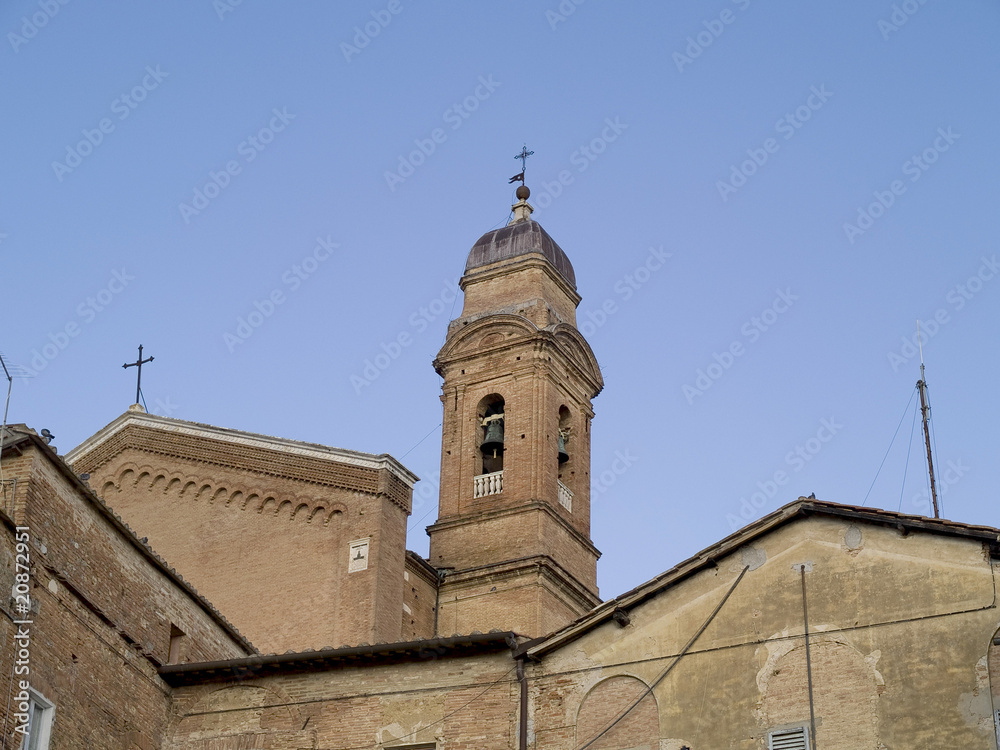 Siena, ciudad medieval e histórica, Italia