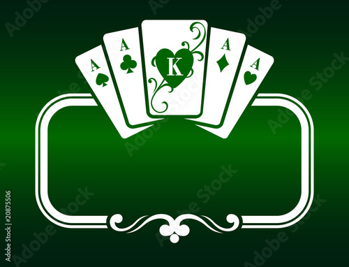 Poker frame