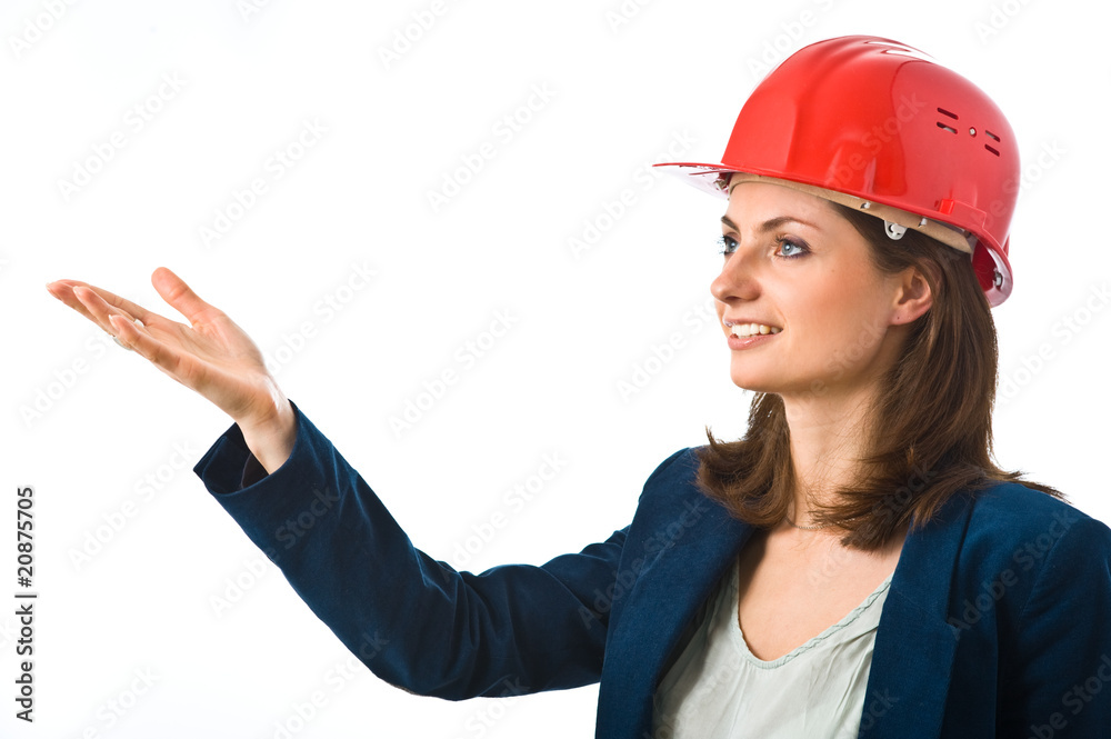 Smiling female architect Smiling female architect