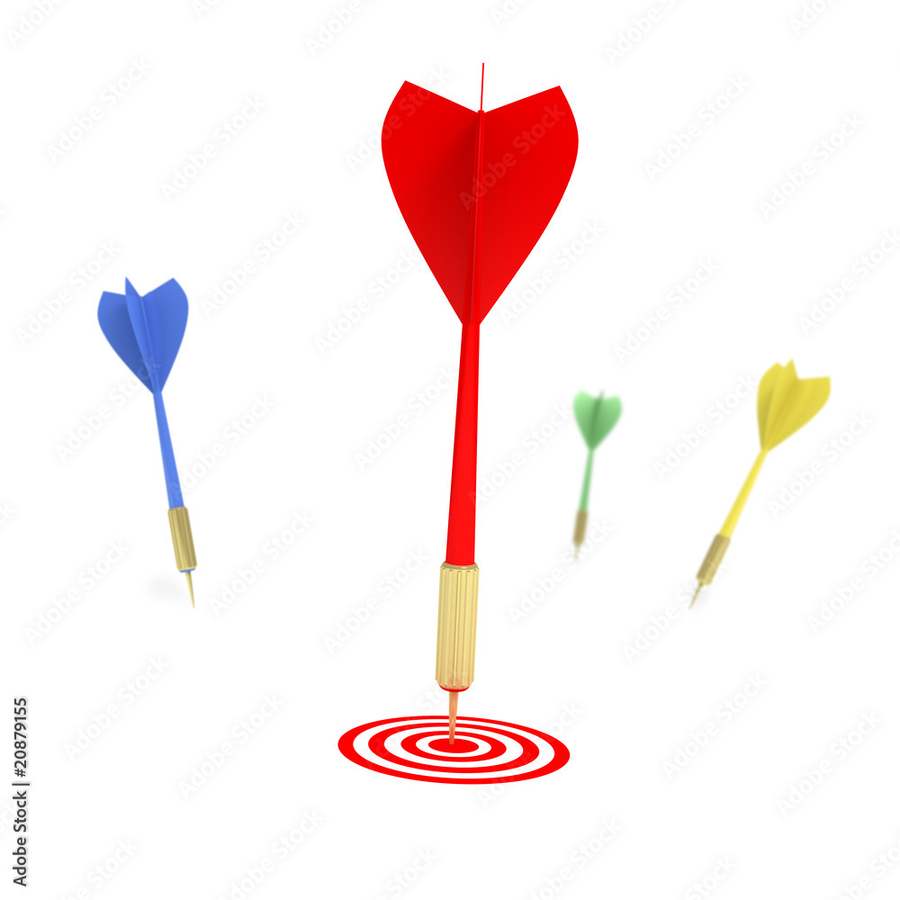 Darts concept Darts concept