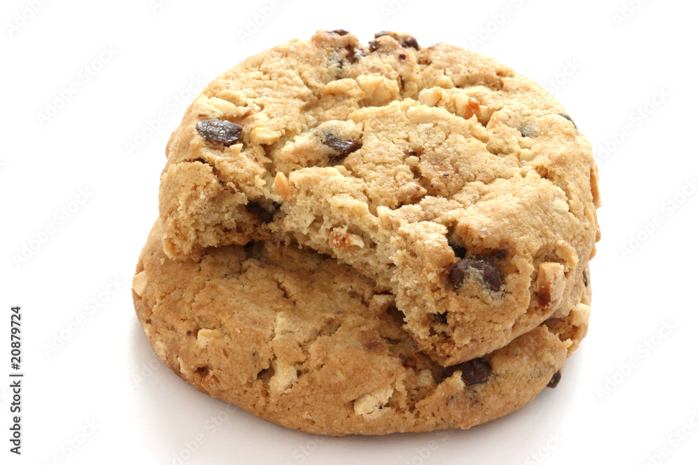 Stack of chocolate chip cookies Stack of chocolate chip cookies