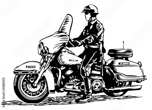 motorcycle policeman