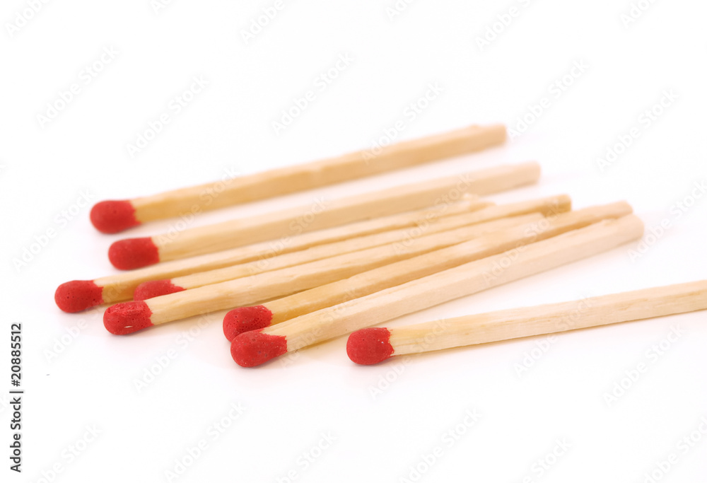 Match Stick isolated on white background Match Stick isolated on white background