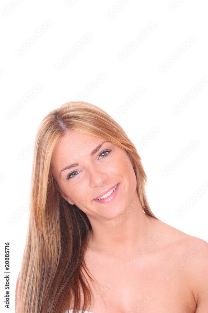 Portrait of a fresh and lovely woman Portrait of a fresh and lovely woman