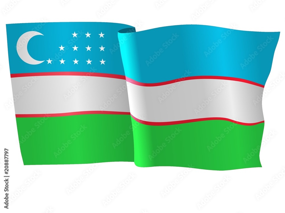 flag of Uzbekistan flag of Uzbekistan