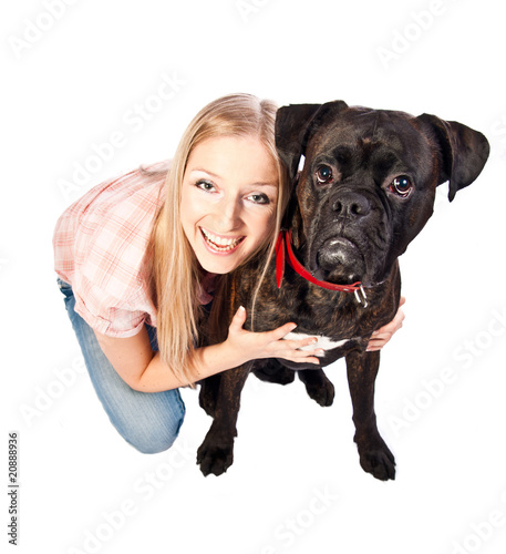 Dziewczyna z psem