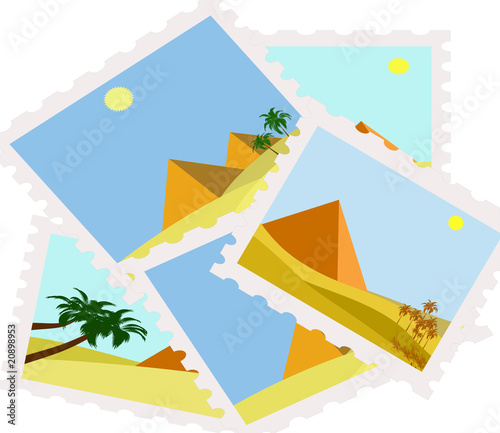 travel postage stamps