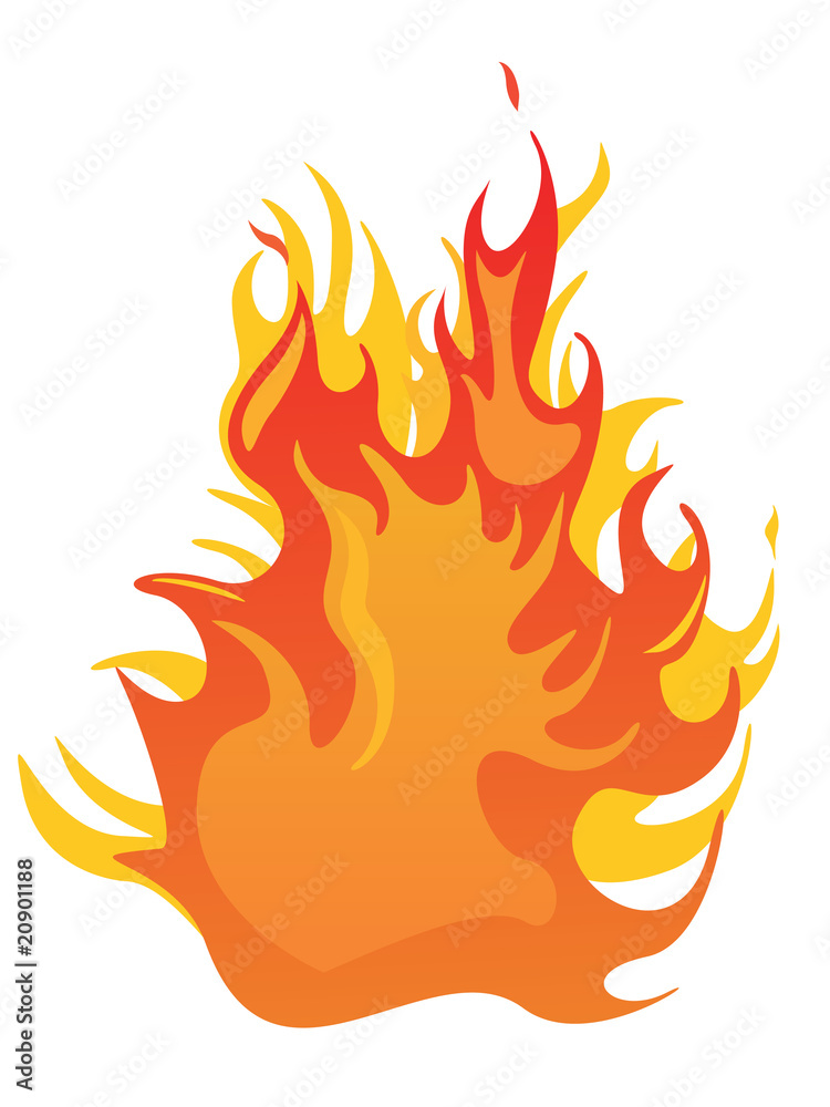 Fototapeta premium Feuer - Flammen