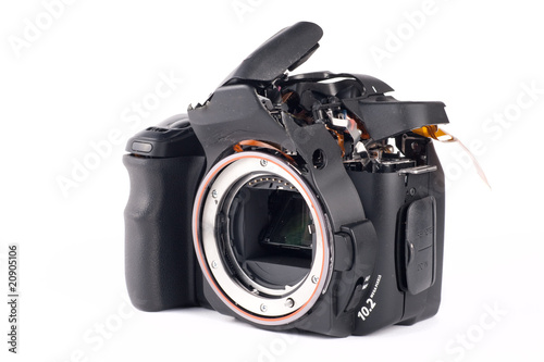 Broked DSLR camera