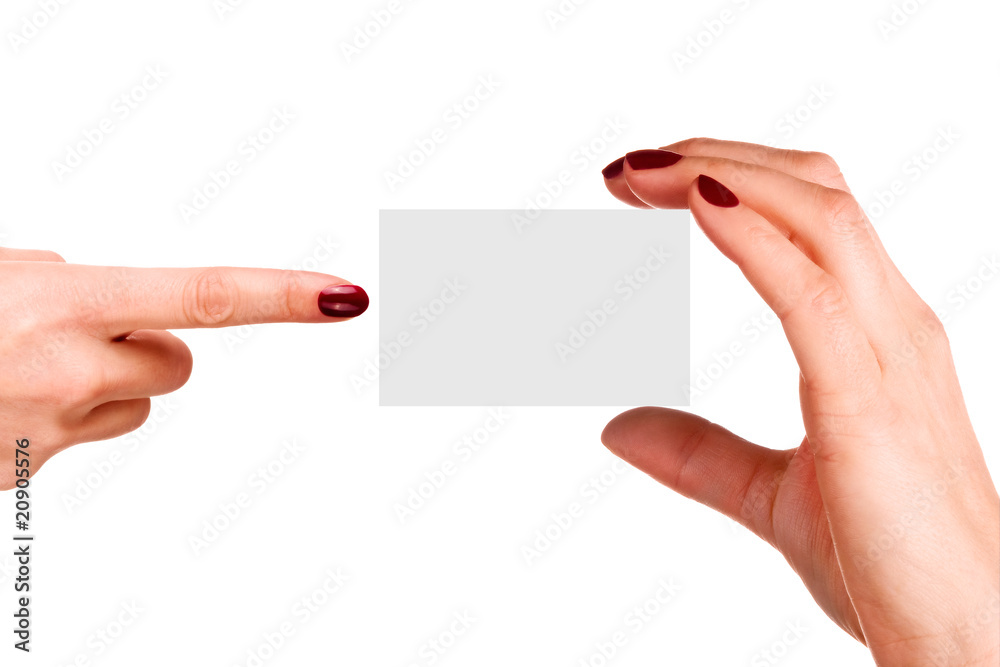 Obraz premium Hand Zeigefinger