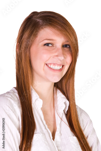 Close up on a Cute Girl Smiling