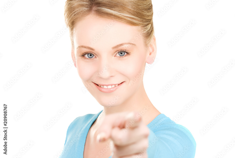 woman pointing her finger woman pointing her finger