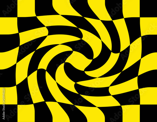 Yellow op art