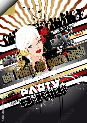 Partyflyer Vorlage