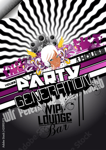 Partyflyer Vorlage