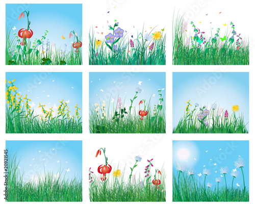 meadow silhouettes