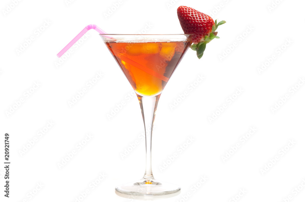 cocktail negroni con fragola