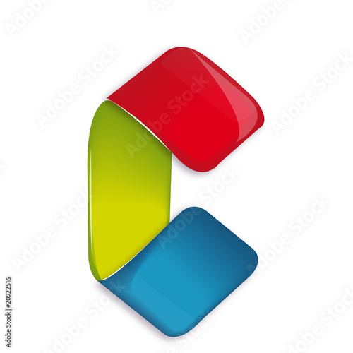 Picto lettre C en volume - Logo société