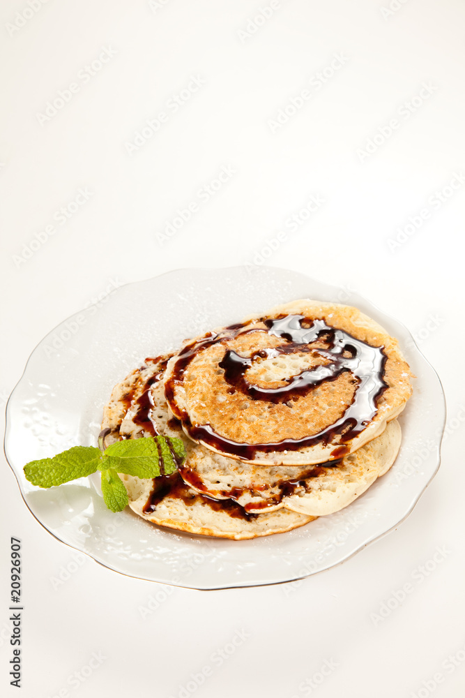 pancakes drizzled in caramel pancakes drizzled in caramel