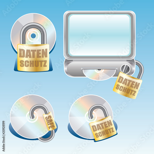 Datenschutz Icons