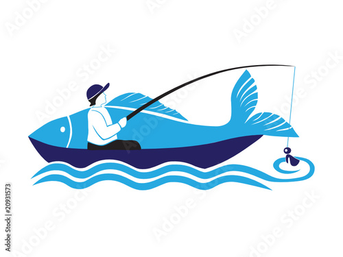 Fisherman in a boat