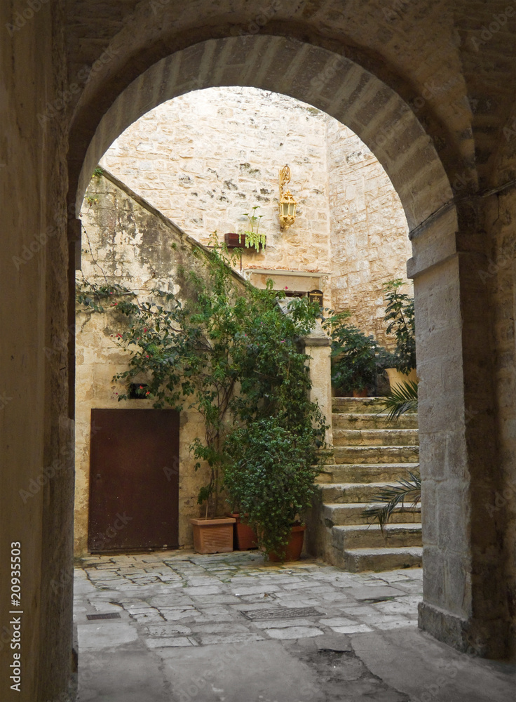 Obraz premium Ancient arch. Giovinazzo. Apulia.