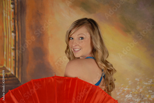 Wonderful Blonde in Studio